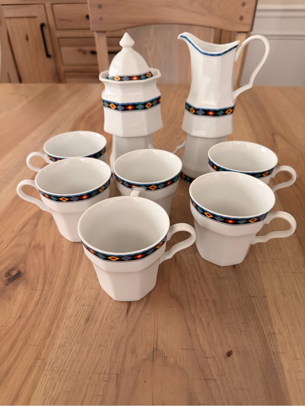 Vintage Christopher Stuart Morocco Fine China 10 Pc Set Y0043